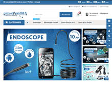 Tablet Screenshot of microscopeusb.fr